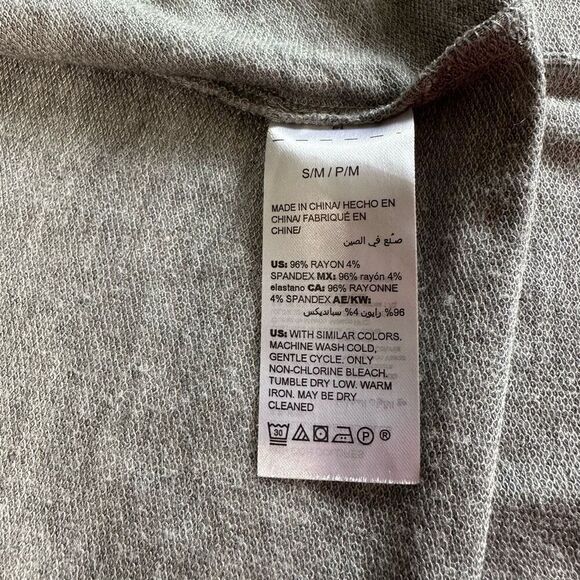 Soma French Terry Open Front Lightweight Lounge Wrap size Small / Medium - Picture 6 of 8